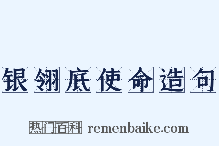 银翎底使命造句是什么意思的图片